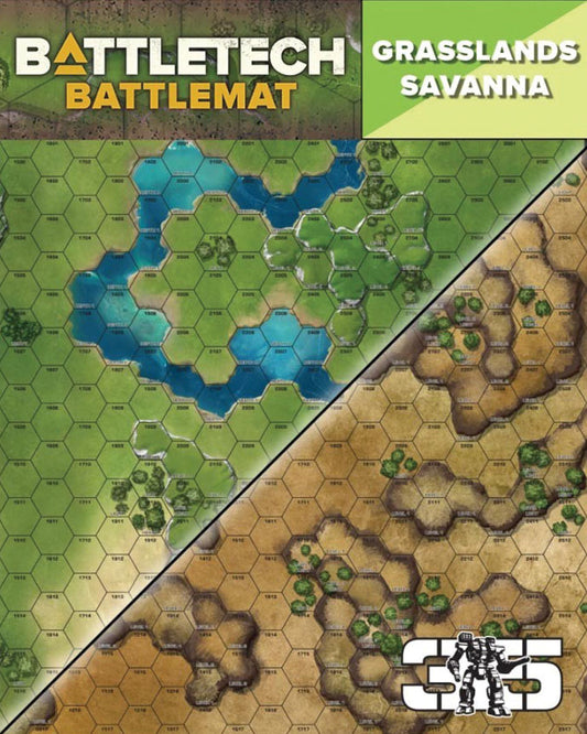 BattleTech: BattleMat - Savannah/Grasslands D