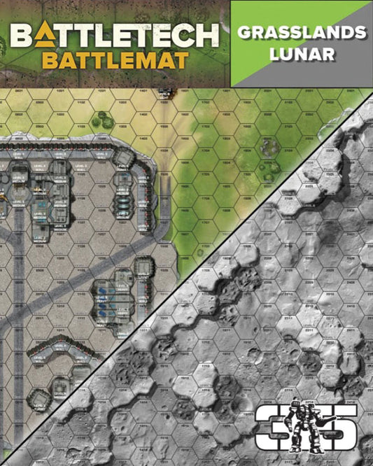 BattleTech: BattleMat - Lunar/Grasslands B