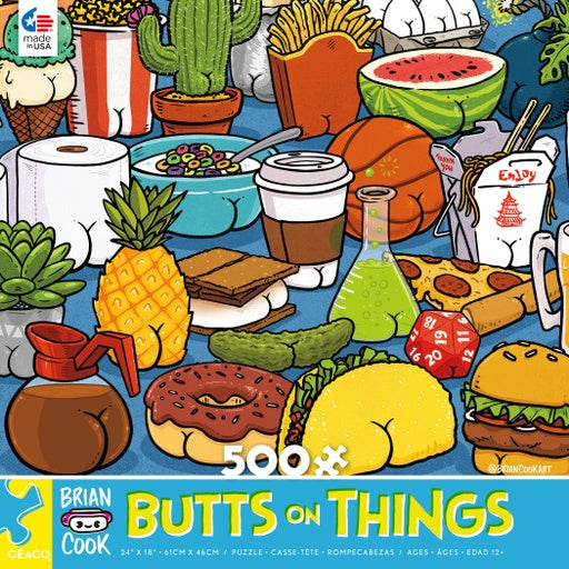 500PC Brian Cook Butts on Things Butts on Things