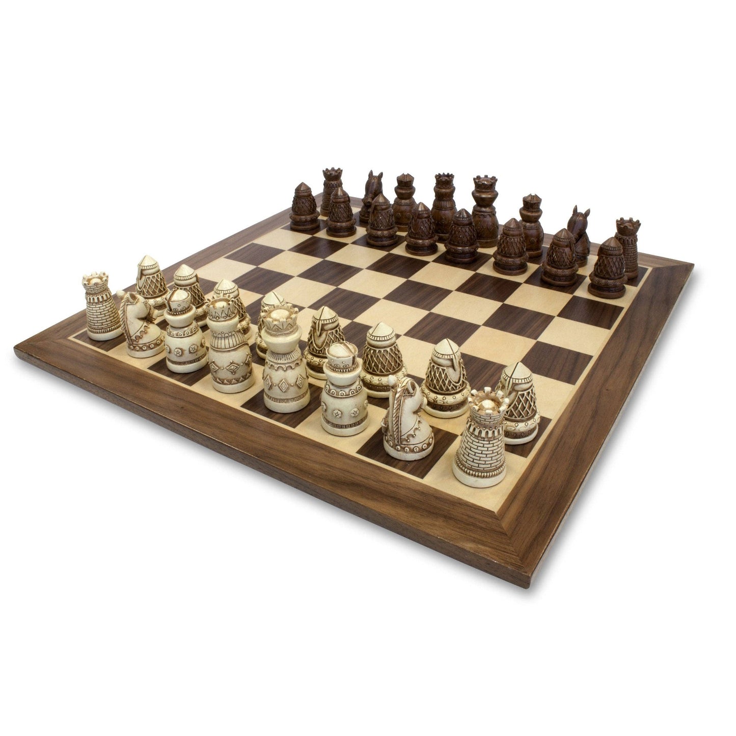 Medieval Themed Chess Set - 15 in., 2.185 in. King