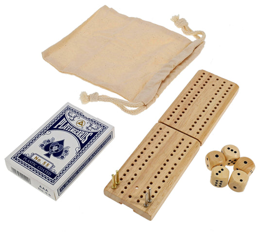 WE Games Cribbage and More Travel Game Pack