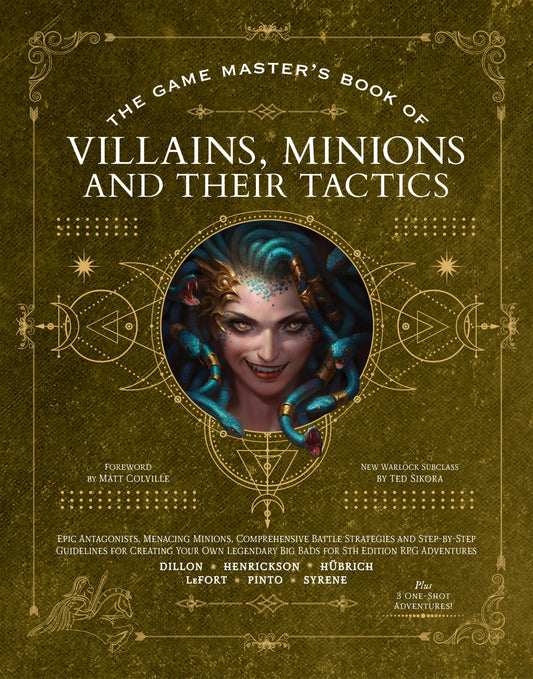 Game Master's Book Of Villains & Tactics For 5th Edition Rpg