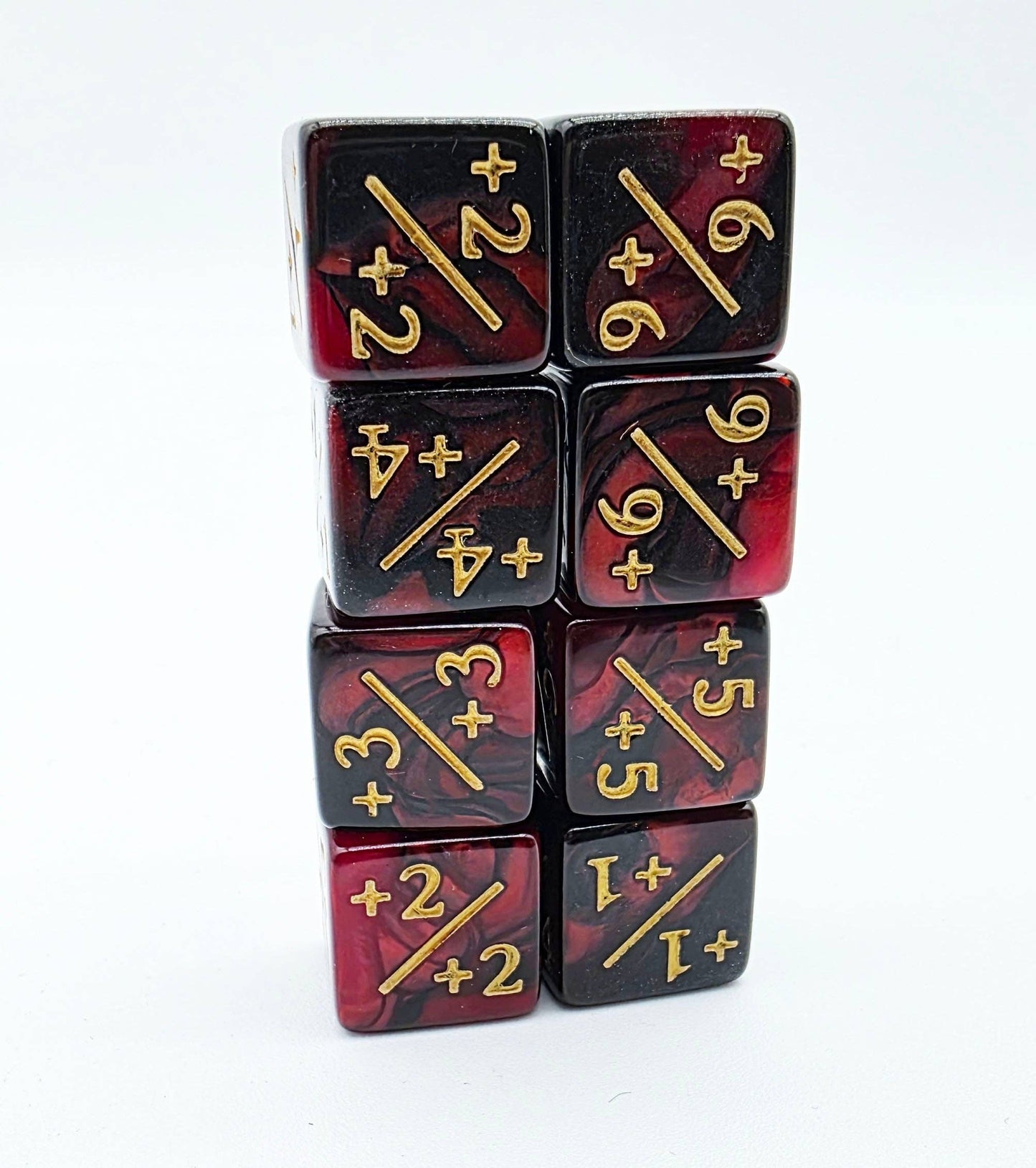 Red & Black +1/+1 Magic Counters