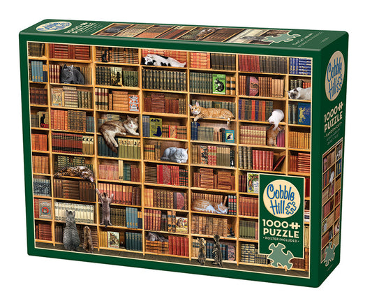 The Cat Library 1000 piece puzzle