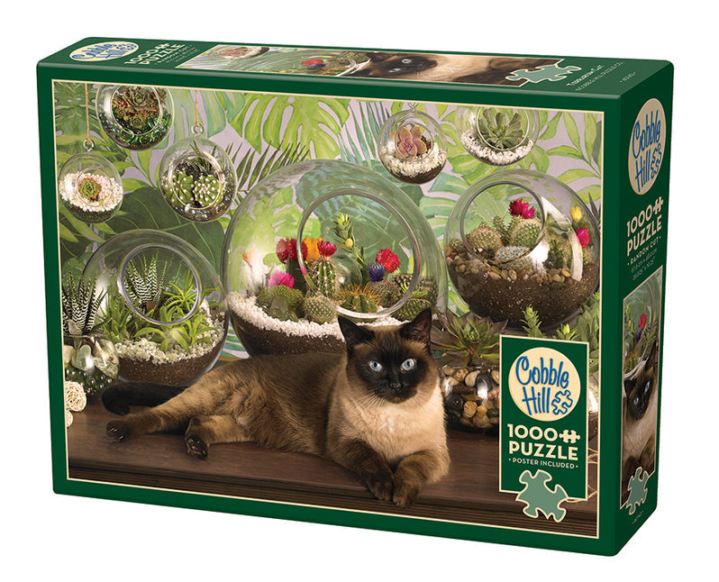 Terrarium Cat 1000 piece puzzle