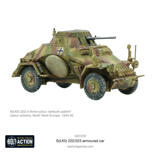 Bolt Action: Sd.Kfz 222/223 armoured car