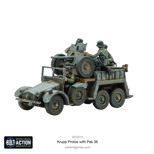 Bolt Action: Krupp Protze with Pak 36