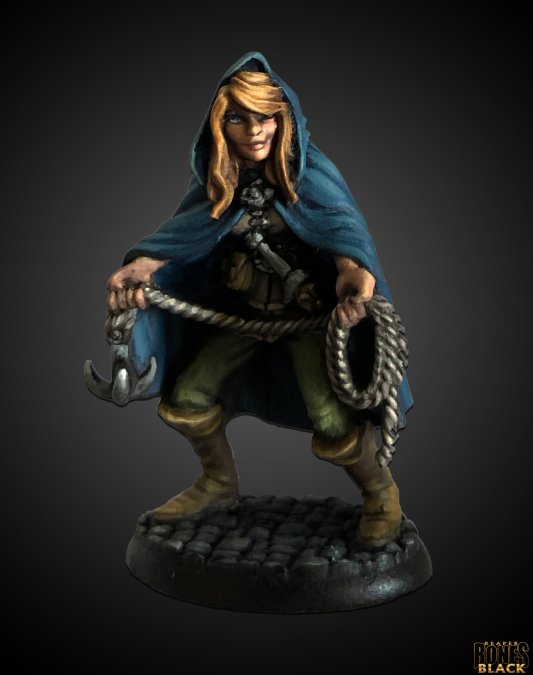 Reaper Bones Black Daschelle, Female Rogue