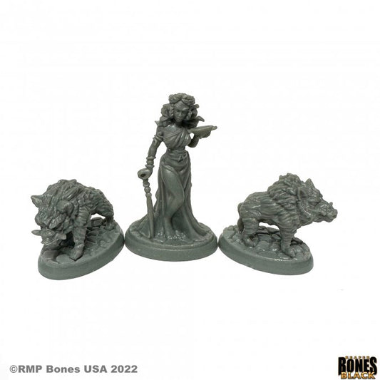 Reaper Bones Black Circe and Pigs