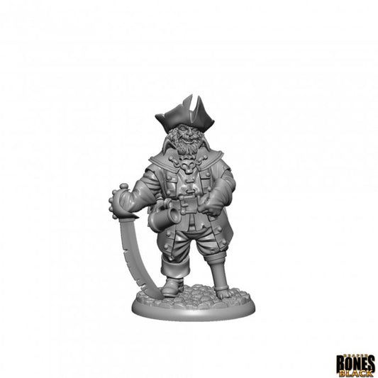 Reaper Bones Black Ghost Pirate Captain Translucent