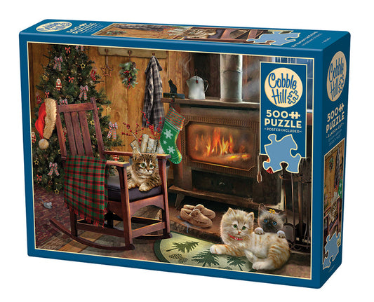Kittens by the Stove 500 piece puzzle