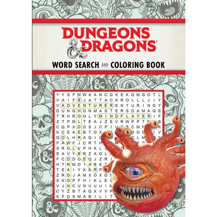 Dungeons & Dragons Word Search and Coloring Book