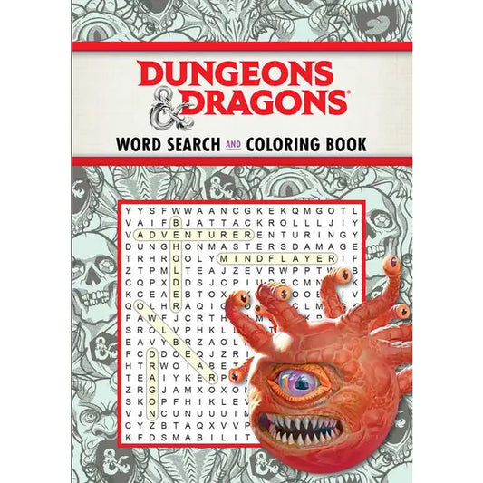 Dungeons & Dragons Word Search and Coloring Book