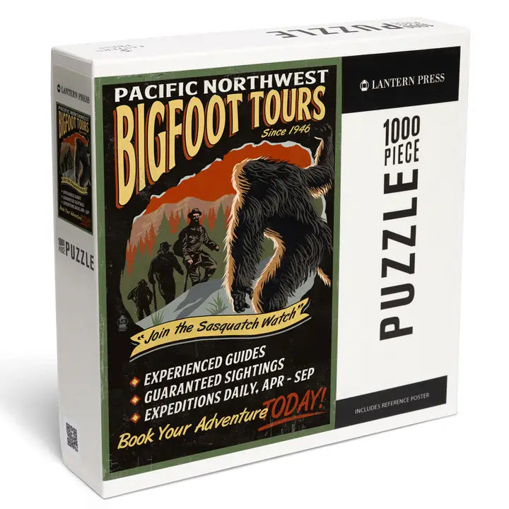 Pacific Northwest, Bigfoot Tours - 1000 piece
