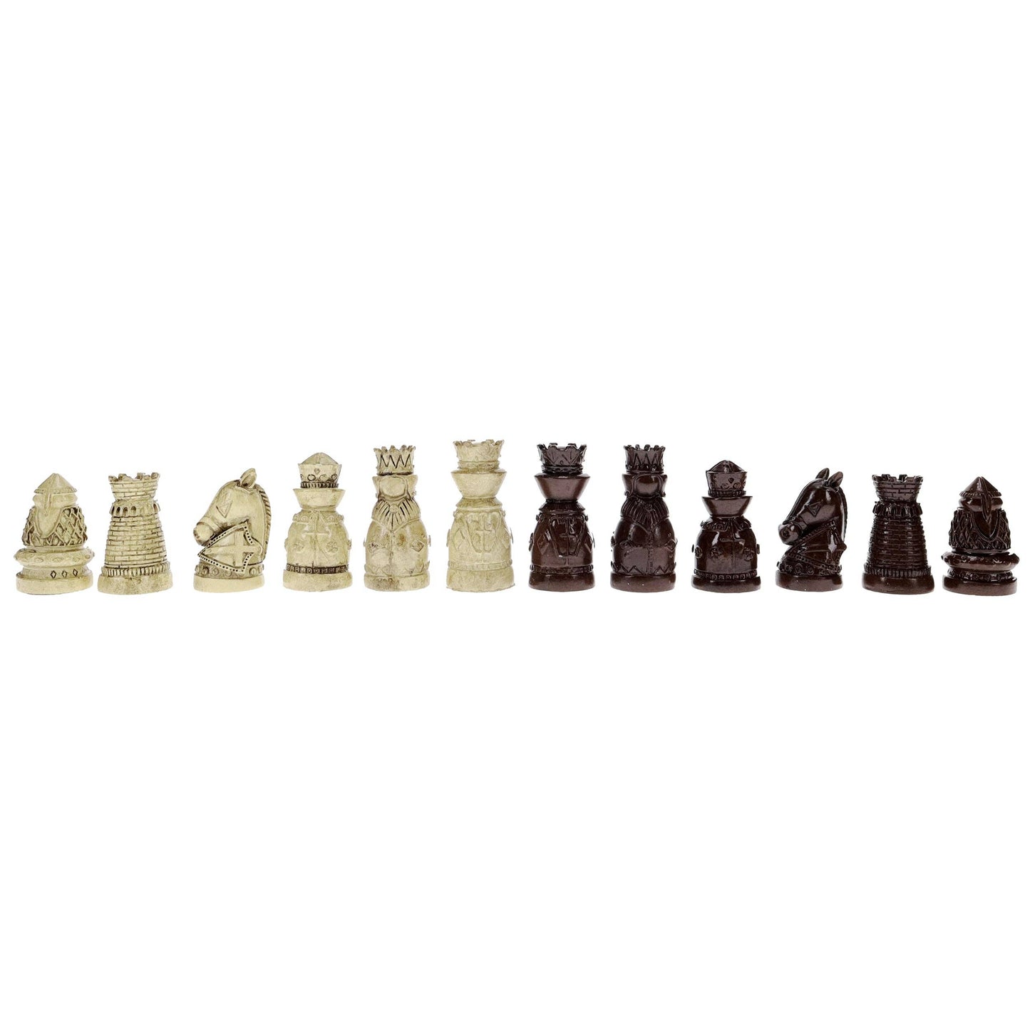 Medieval Themed Chess Set - 15 in., 2.185 in. King