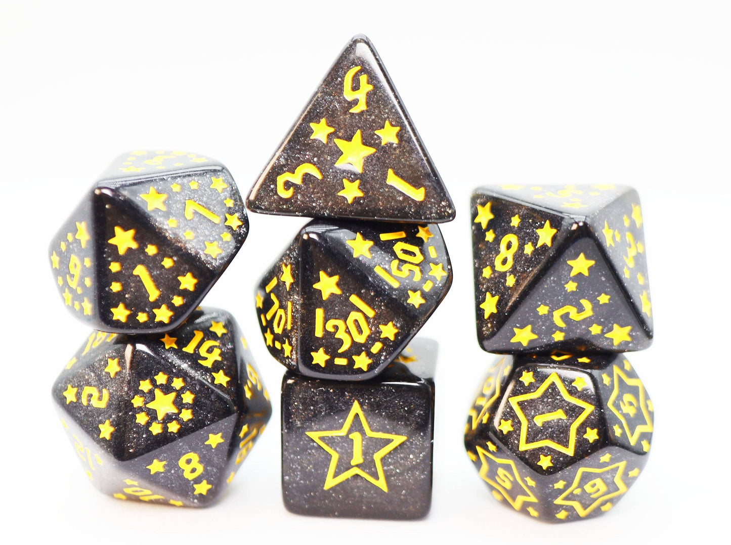 Shooting Stars: Barium RPG Dice Set