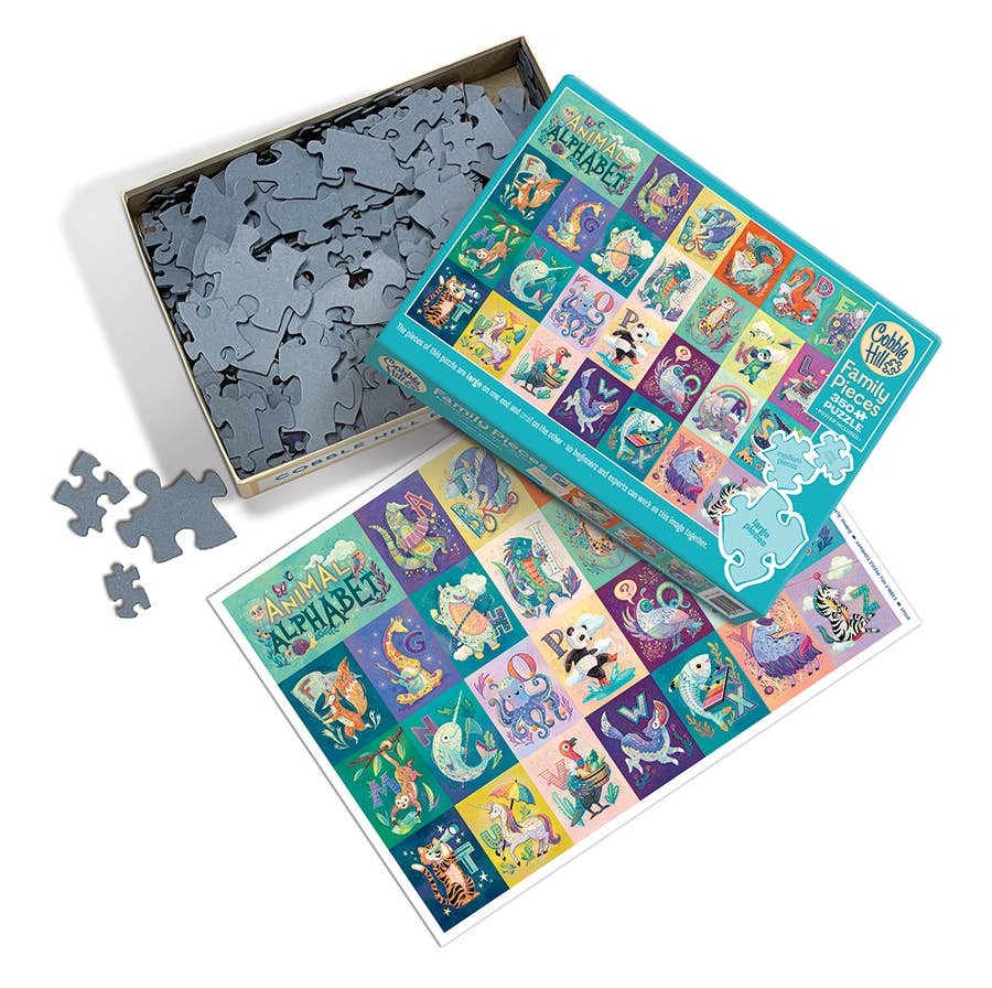 Animal Alphabet (Family) 350pc puzzle