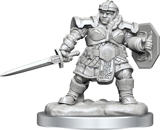 Dungeons & Dragons: Nolzur's Marvelous Unpainted Miniatures - W16 Dwarf Fighter Female