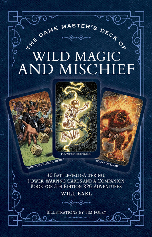 Game Master's Wild Magic 40 Cards & Rpg Guide