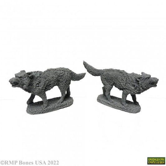 Dungeon Dwellers Bones: Dire Wolves (2)