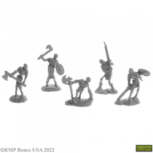 Dungeon Dwellers Bones: Bog Skeletons (5)