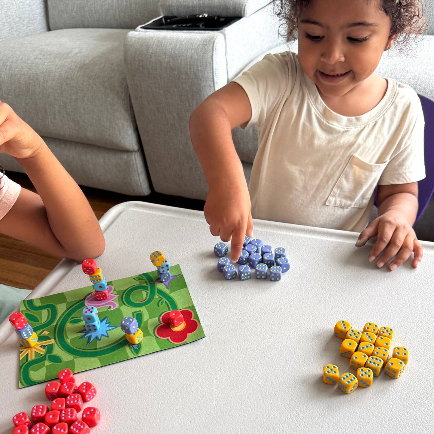 Stack-a-Pillars - Family Dice Stacking Game