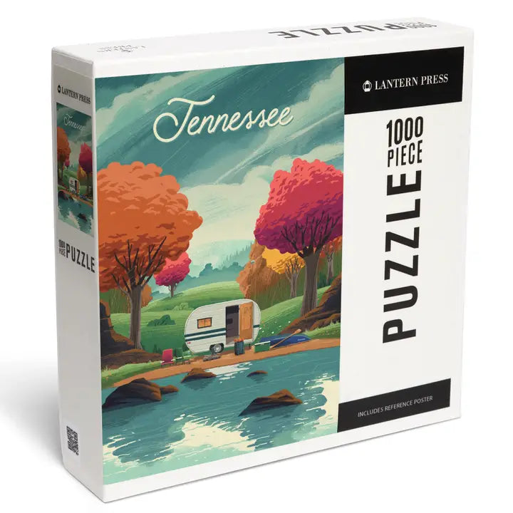 Camper in Fall Colors - 1000 piece