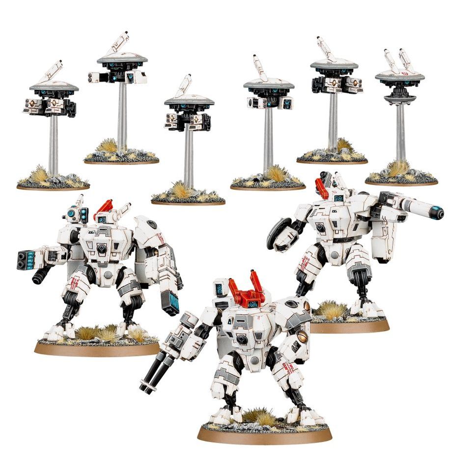 T'au Empire: Crisis Battlesuits