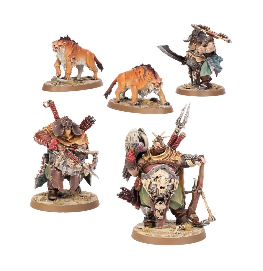 Ogre Mawtribes: Hunters with Sabrefangs