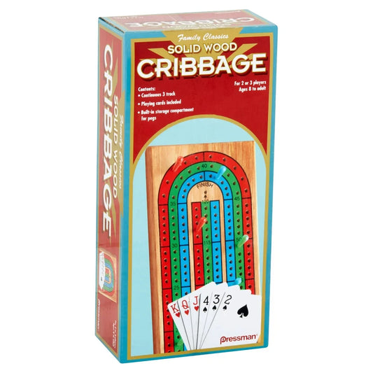 Family Traditions Solid Wood Cribbage