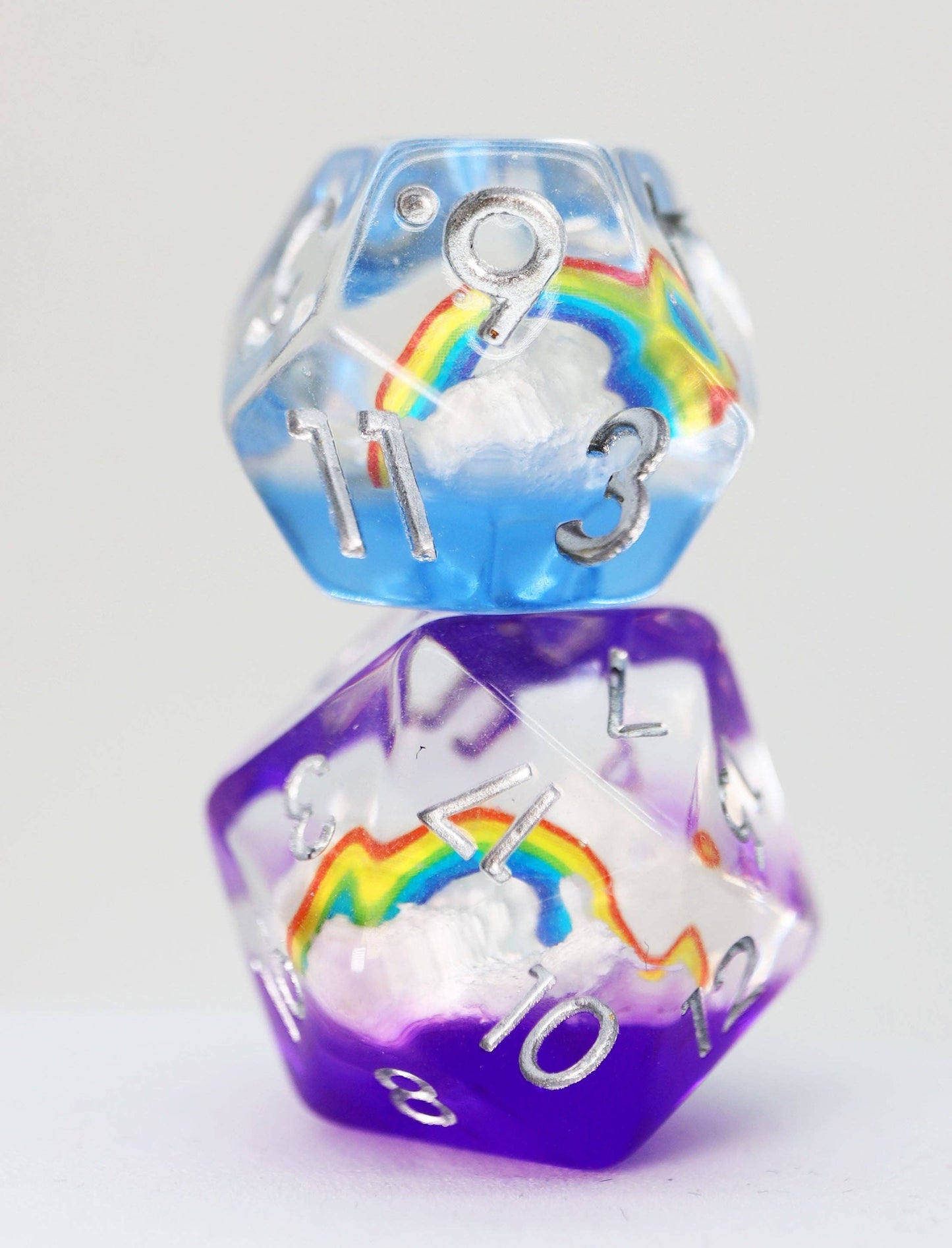 Double Rainbow RPG Dice Set