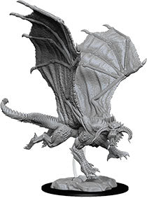 Nolzur's Marvelous Unpainted Miniatures - Young Black Dragon