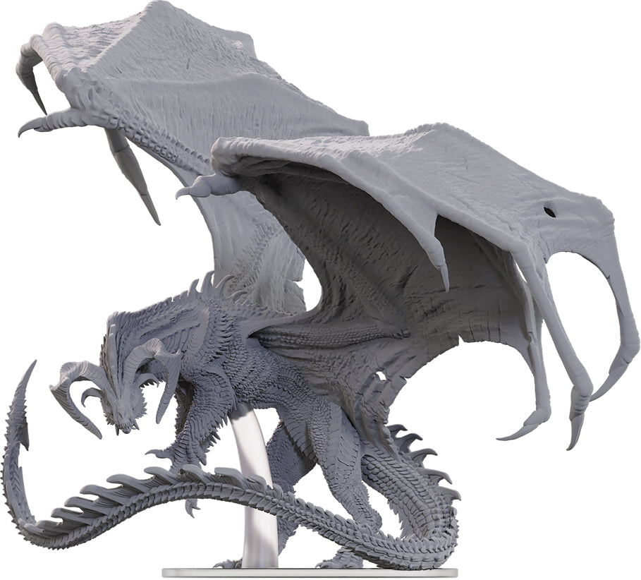 Nolzur's Marvelous Unpainted Miniatures - Adult Black Dragon Corruptor