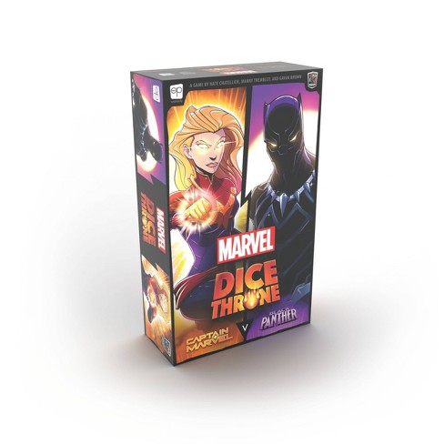 DICE THRONE: MARVEL 2-HERO BOX 1 (CAPTAIN MARVEL AND BLACK PANTHER)