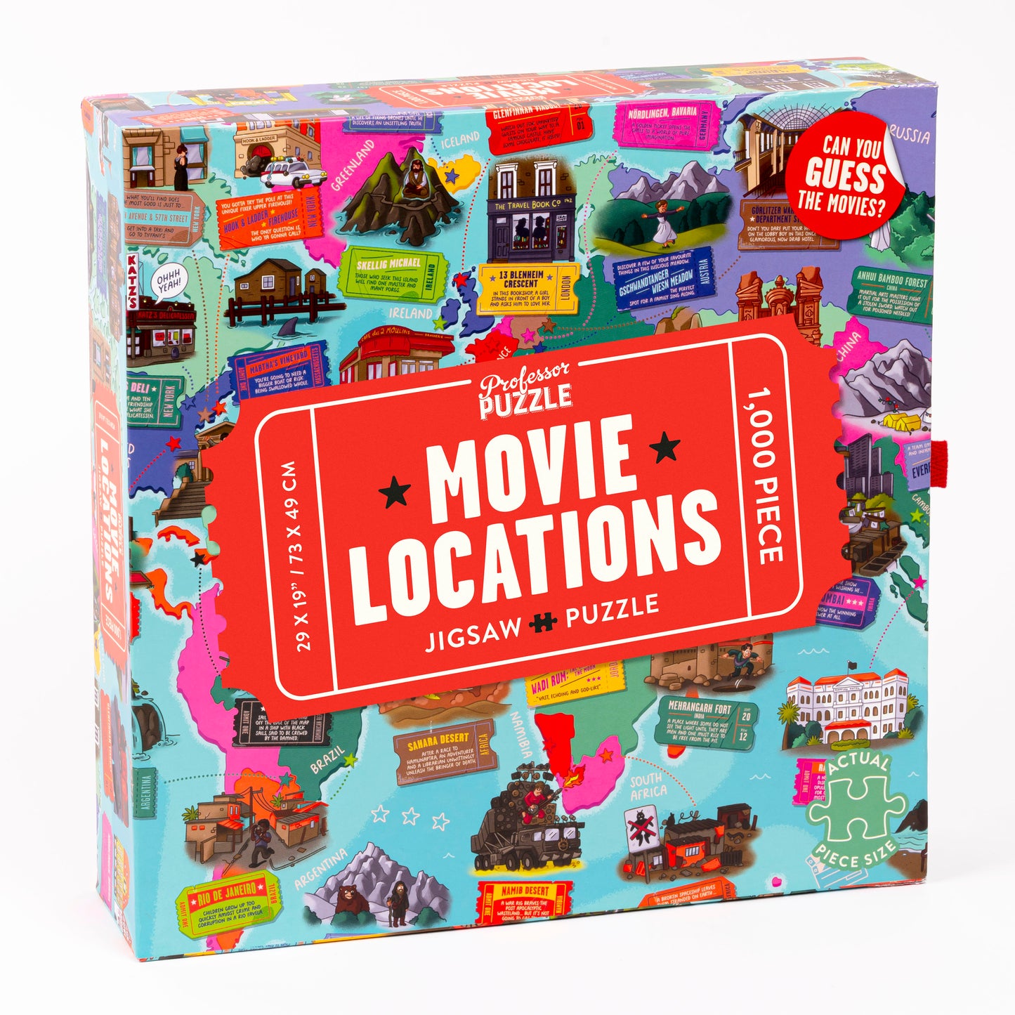 Movie Locations 1000 piece puzzle