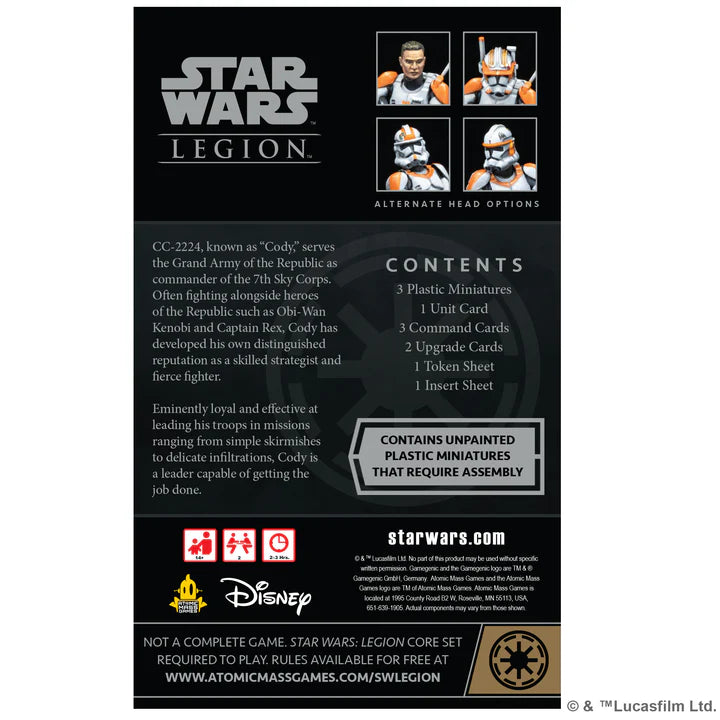 Star Wars: Legion - Clone Commander Cody Commander Expansion