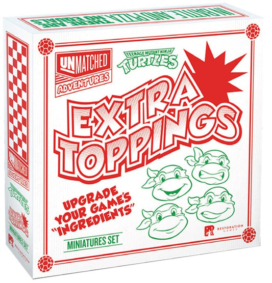 Unmatched Adventures: Teenage Mutant Ninja Turtles Extra Toppings Miniatures Set