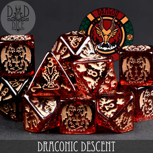 Draconic Descent - 11 Dice Set