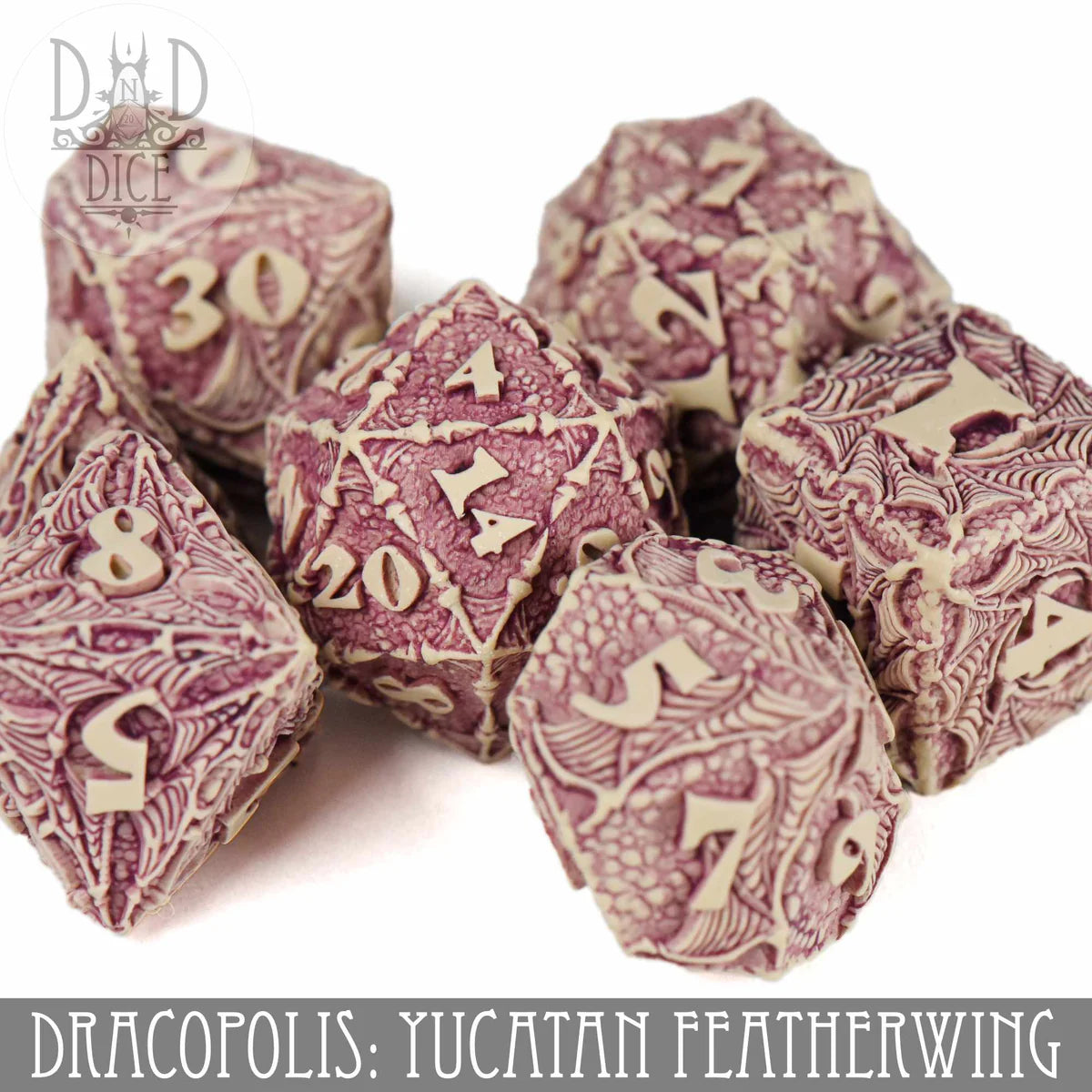 Dracopolis Dice Set: Yucatan Featherwing