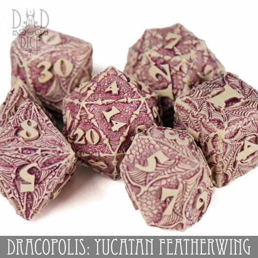 Dracopolis Dice Set: Yucatan Featherwing