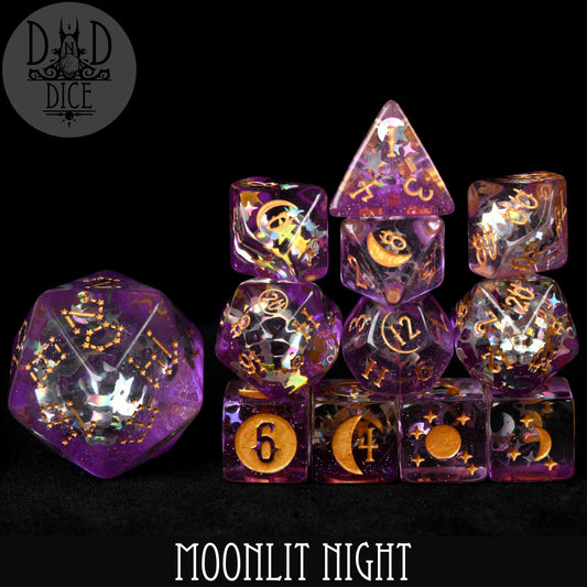 Moonlit Night - 12 Dice Set