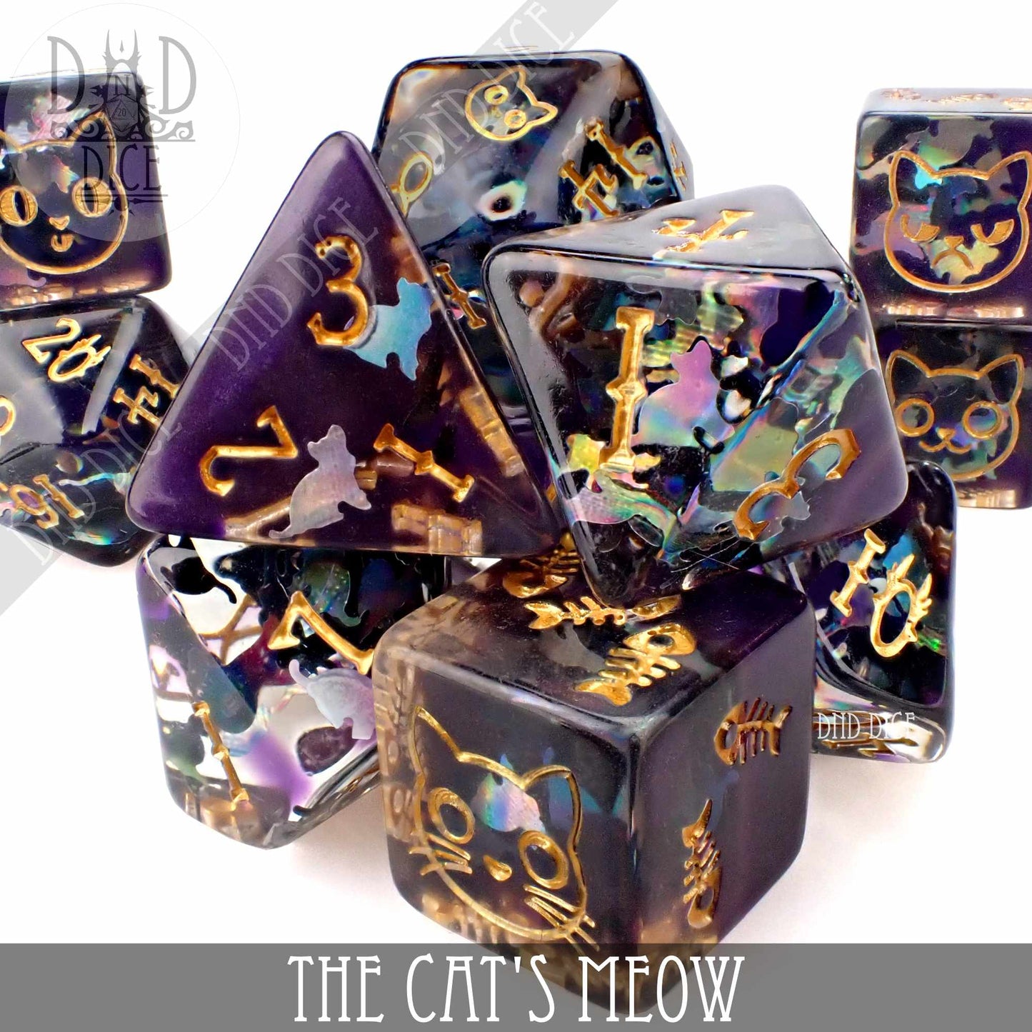 The Cat's Meow - 11 Dice Set