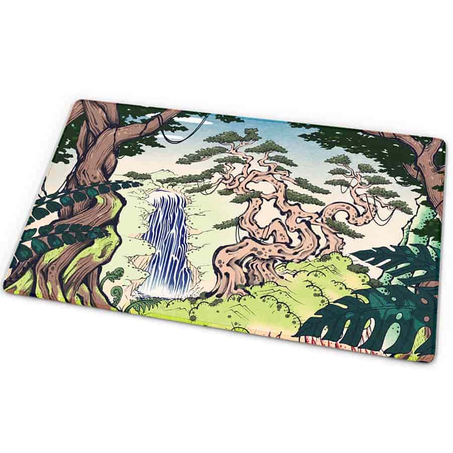 Arcane Fortress: Ukiyo-E: Verdant Sanctuary Standard Playmat (24-inch X 14-inch)