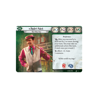 Arkham Horror: The Card Game - Andre Patel Investigator Deck