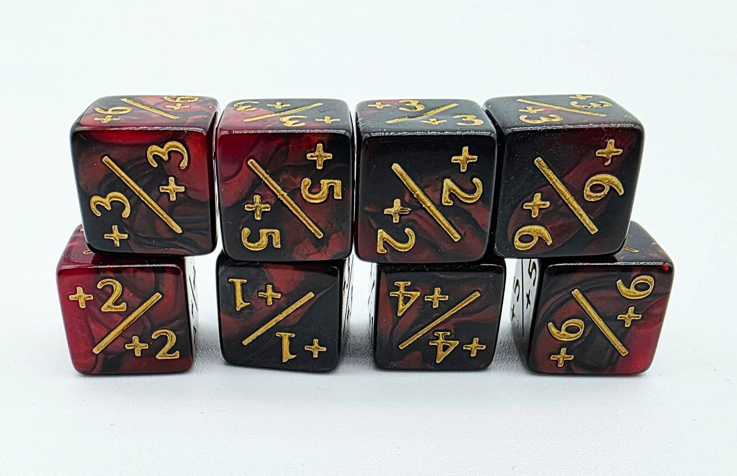 Red & Black +1/+1 Magic Counters