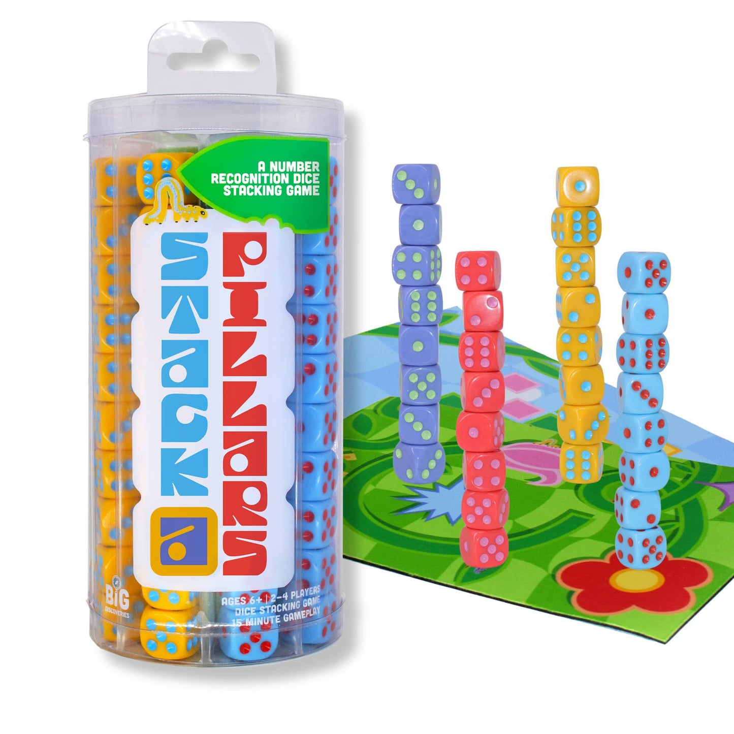 Stack-a-Pillars - Family Dice Stacking Game