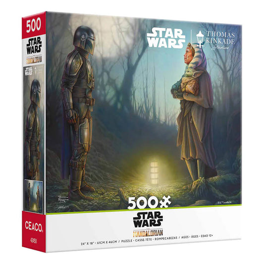 Thomas Kinkade Star Wars Mandalorian Connection 500 Piece Jigsaw Puzzle