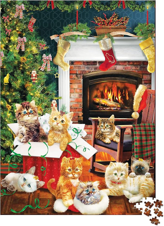 Christmas Kittens 1000-piece Puzzle