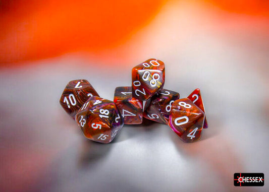 Festive: Symphony/white Polyhedral 7-Die Set