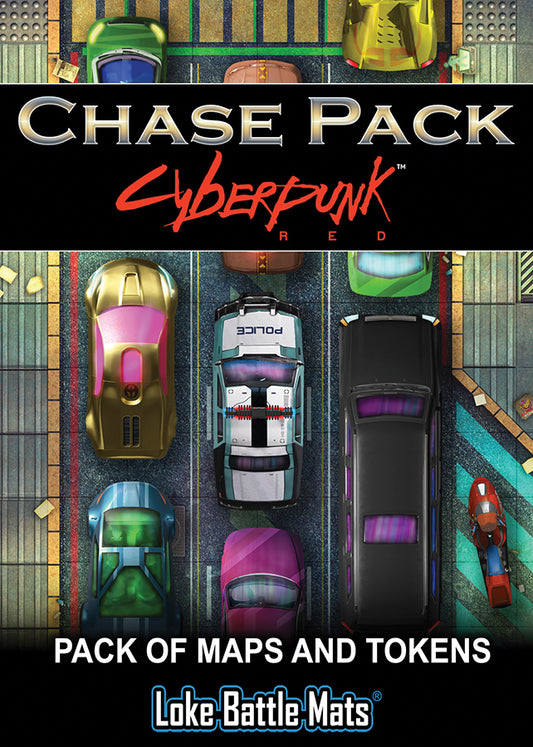 Cyberpunk Red Chase Pack Maps and Tokens